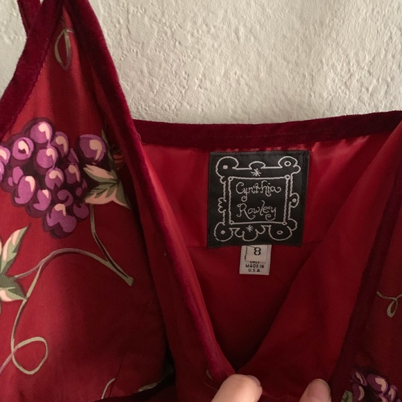 sold CYNTHIA ROWLEY / vineyard dress - Picture 5 of 5